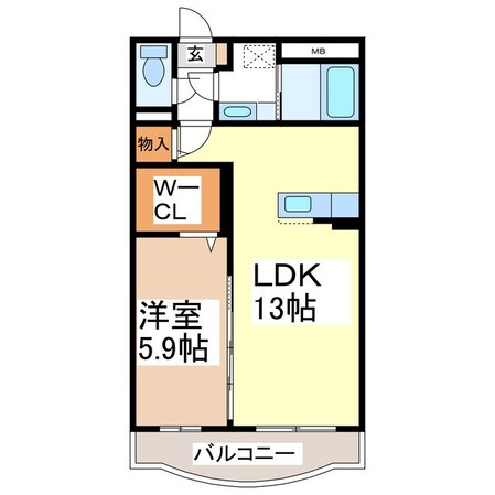 アスペルジュの物件間取画像